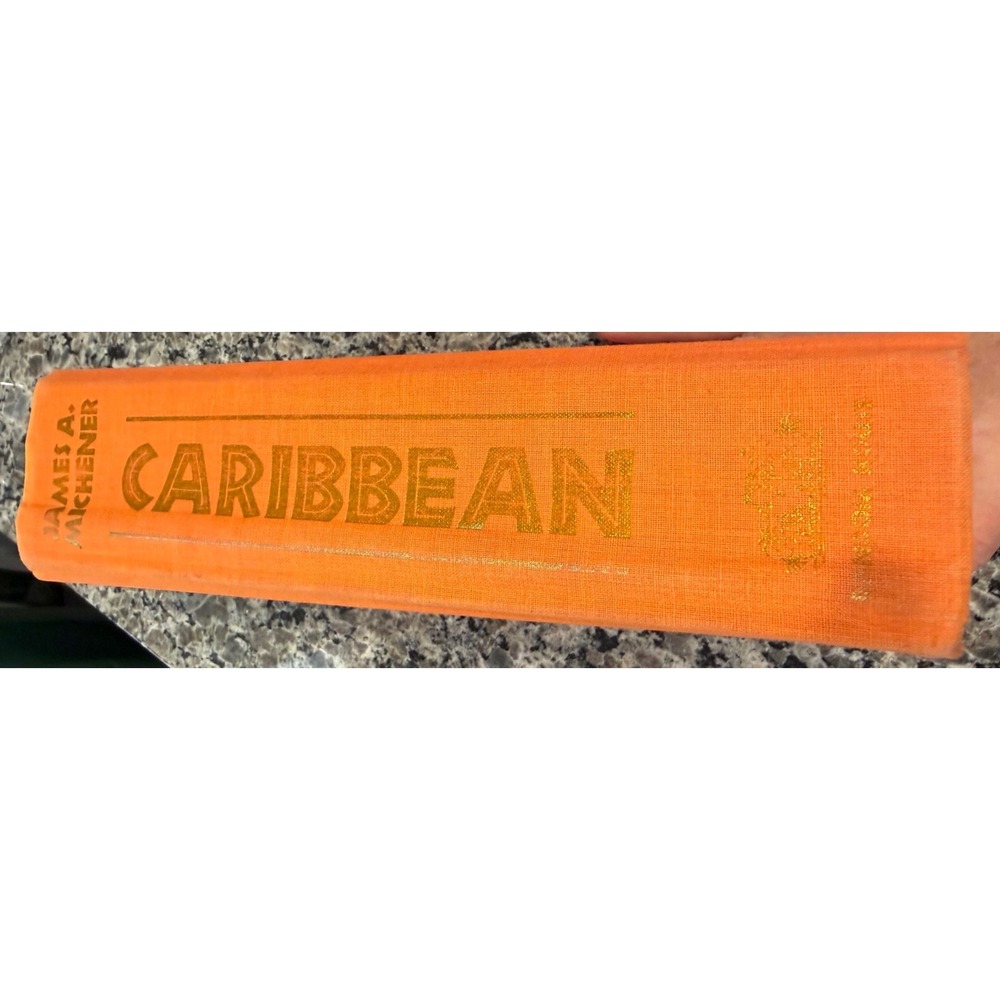 Caribbean James A Michener 1989 First Edition Hardcover Historical Fiction Book